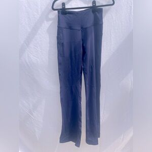 NWT - Navy, high-waisted, wide-leg yoga pant